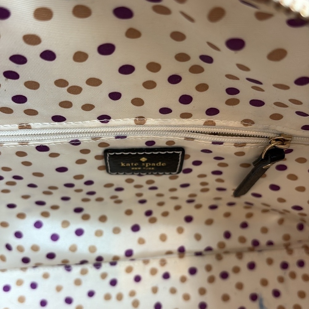 Kate Spade Black and White Satchel - Picture 8 of 14
